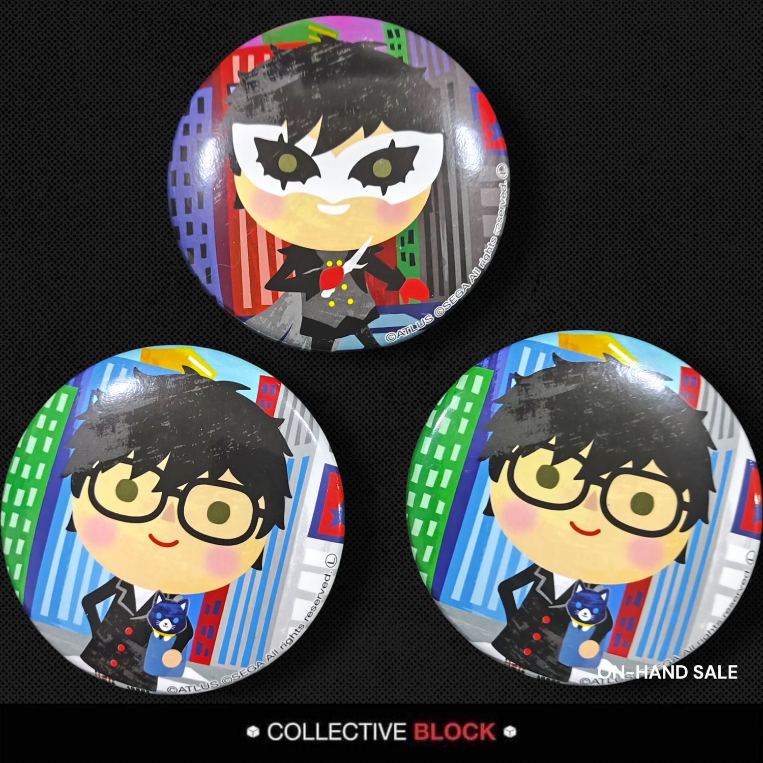 Persona 5 Royal Ren Amamiya Chibi Can Badge