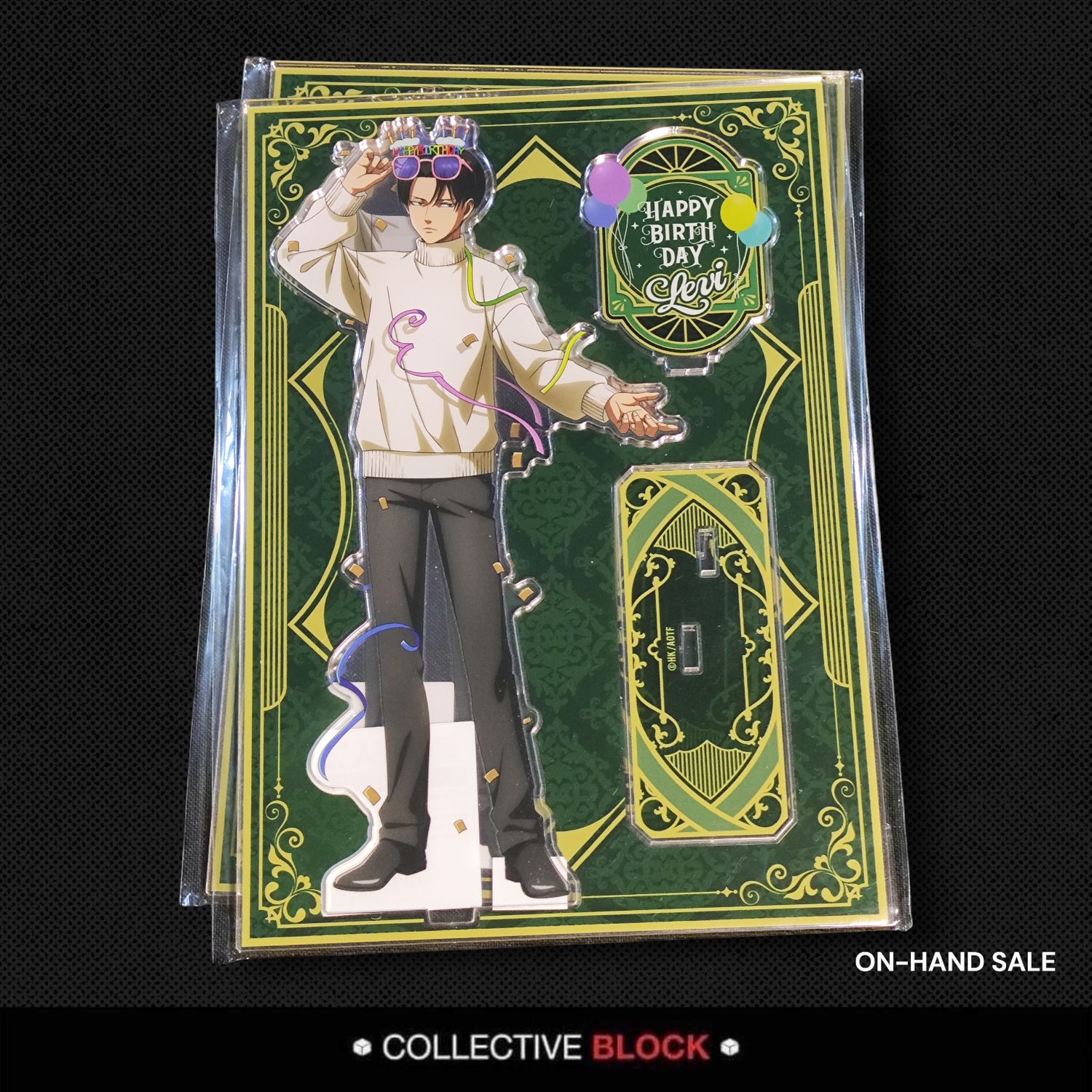 AOT Levi Happy Birthday Acrylic