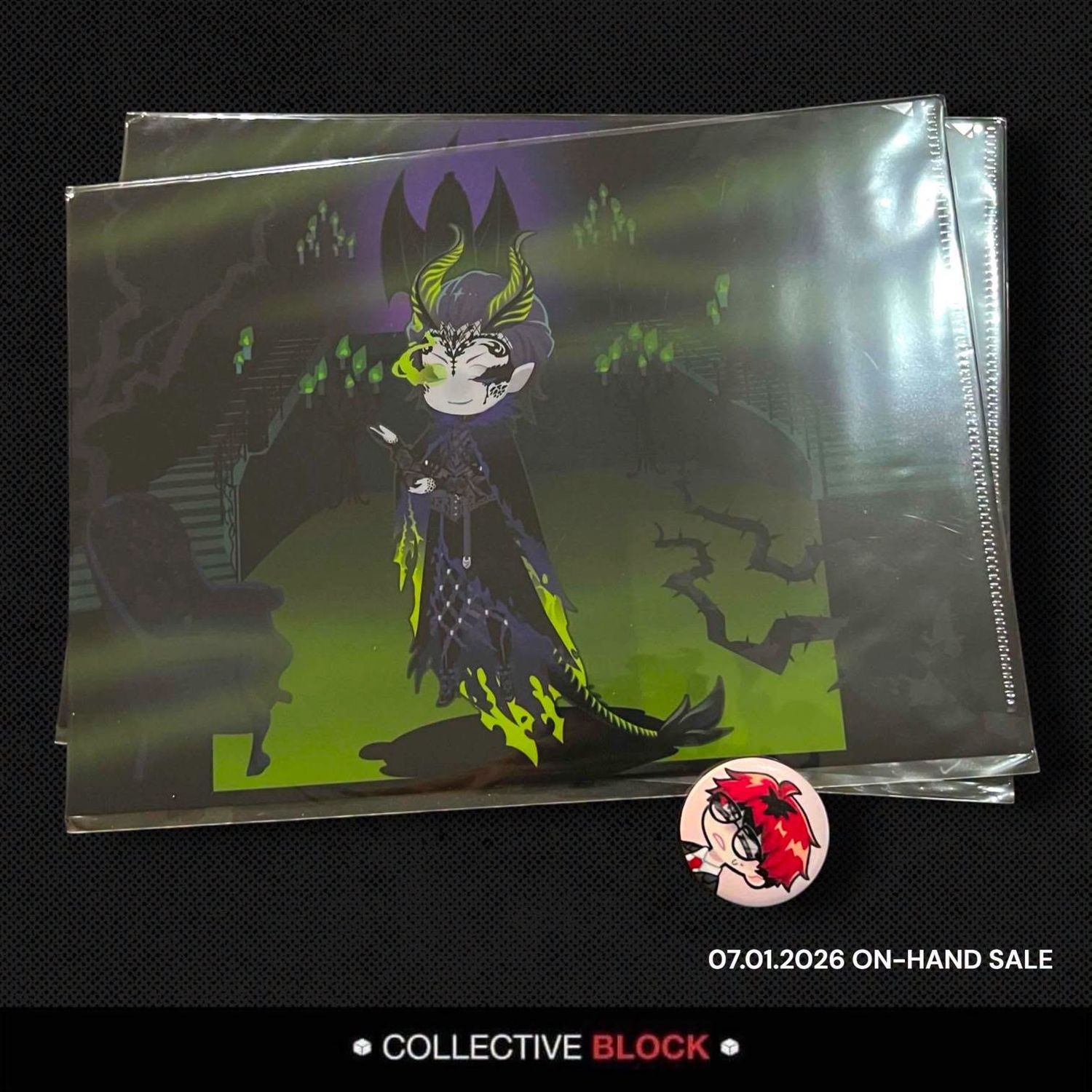 Twisted Wonderland Diasomnia Malleus Draconia (Overblot) Exhibition ~Seasonal Memories~ Clear File