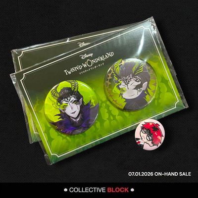 Twisted Wonderland Diasomnia Malleus Draconia (Overblot) Exhibition ~Seasonal Memories~ Can Badge Set