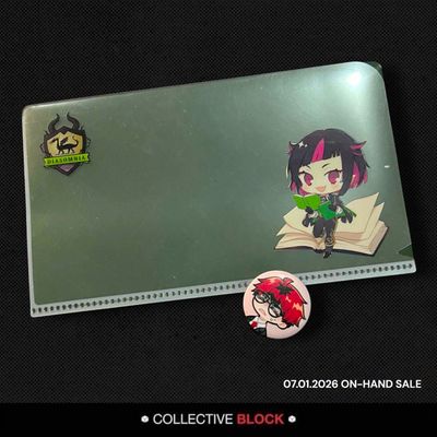 Twisted Wonderland Diasomnia Lilia Vanrouge "Oh My Cafe" Collab Mini Clear File