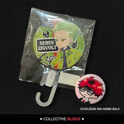 Twisted Wonderland Diasomnia Sebek Zigvolt Pop-up Shop Vargas Camp Can Badge