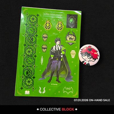 Twisted Wonderland Diasomnia Lilia Vanrouge 7-ELEVEN Limited Sticker