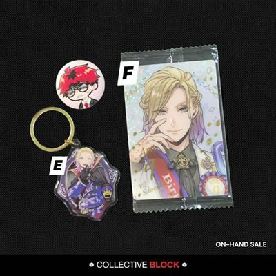 Twisted Wonderland Pomefiore Vil Schoenheit Birthday Card &amp; Halloween Outfit Keychain