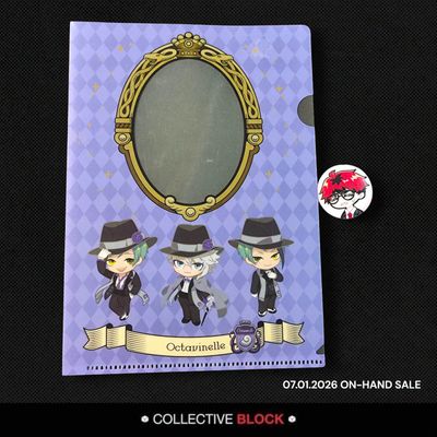 Twisted Wonderland Octanvinelle Dorm [Azul, Jade, Floyd] Clear File