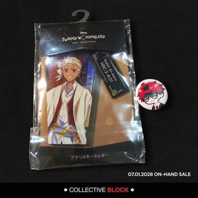 Twisted Wonderland Scarabia Kalim Al-Asim Anime Keychain