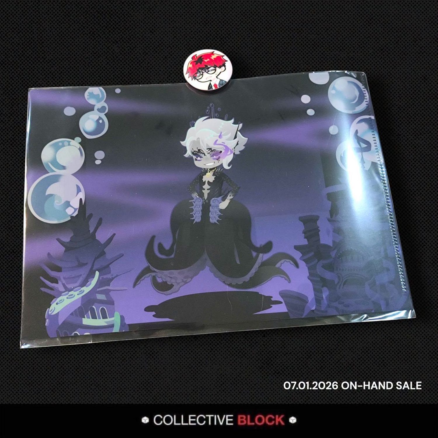 Twisted Wonderland Octanvinelle Azul Ashengrotto (Overblot) Exhibition ~Seasonal Memories~ Clear File