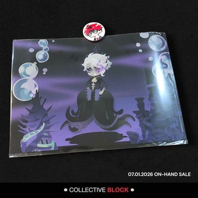 Twisted Wonderland Octanvinelle Azul Ashengrotto (Overblot) Exhibition ~Seasonal Memories~ Clear File