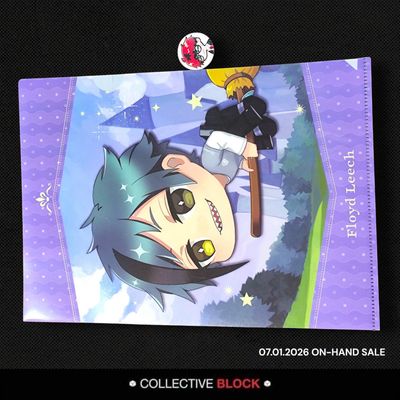 Twisted Wonderland Octanvinelle Floyd Leech Flight Art Clear File