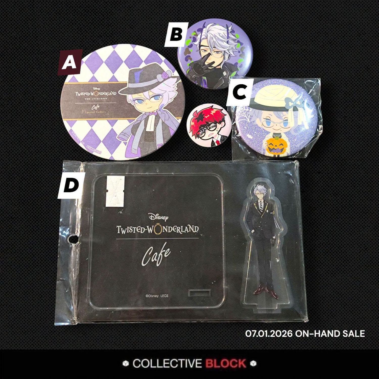Twisted Wonderland Octanvinelle Azul Ashengrotto Assorted Merch