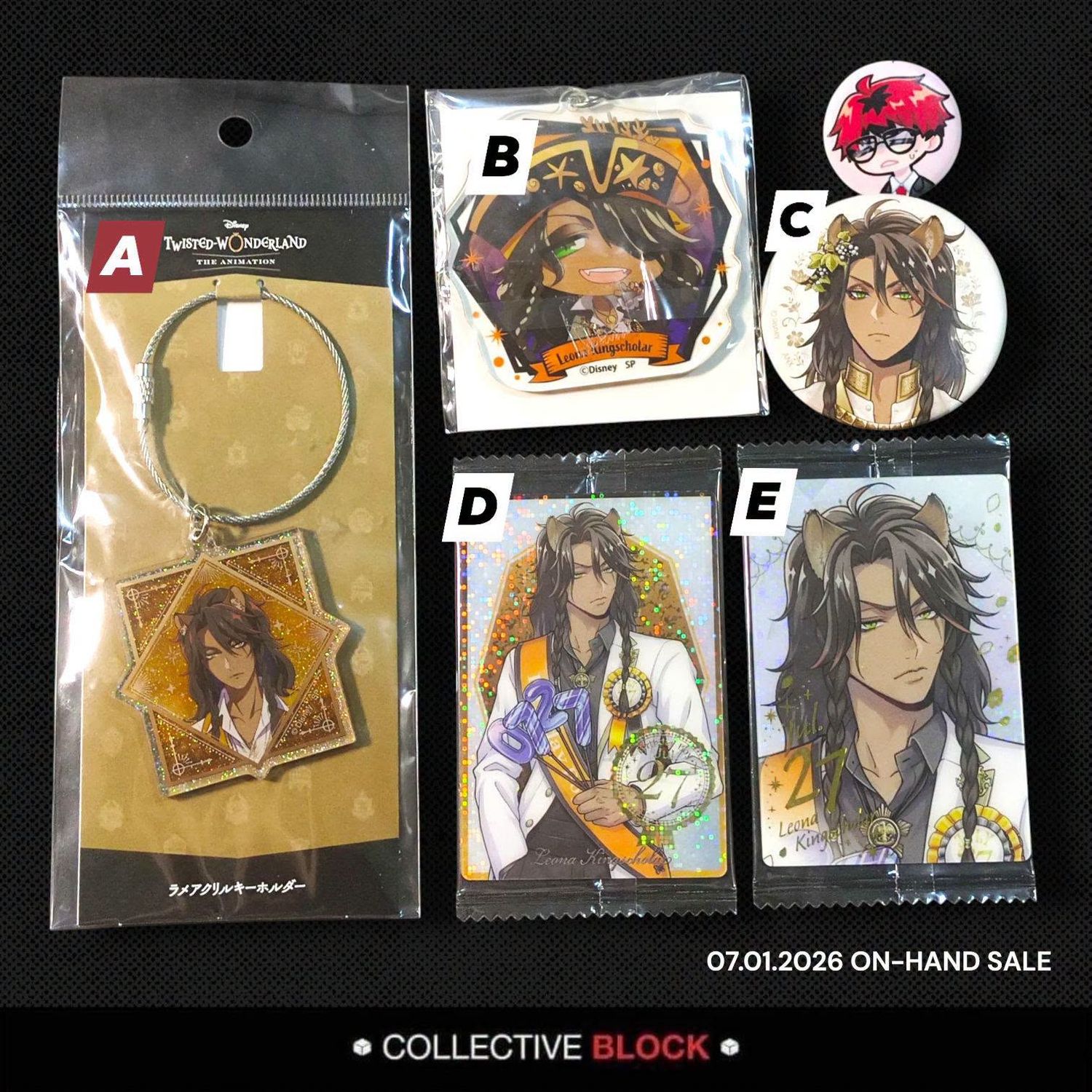 Twisted Wonderland Savanaclaw Leona Kingscholar Assorted Merch