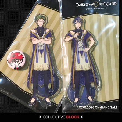 Twisted Wonderland Heartslabyul Deuce &amp; Trey Wishing Star Acrylic Stand