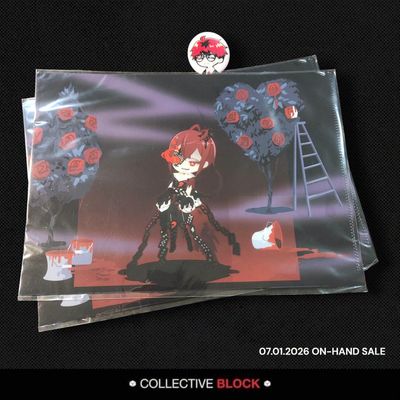Twisted Wonderland Heartslabyul Riddle Rosehearts (Overblot) Exhibition ~Seasonal Memories~ Clear File