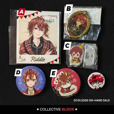 Twisted Wonderland Heartslabyul Riddle Rosehearts Assorted Merch