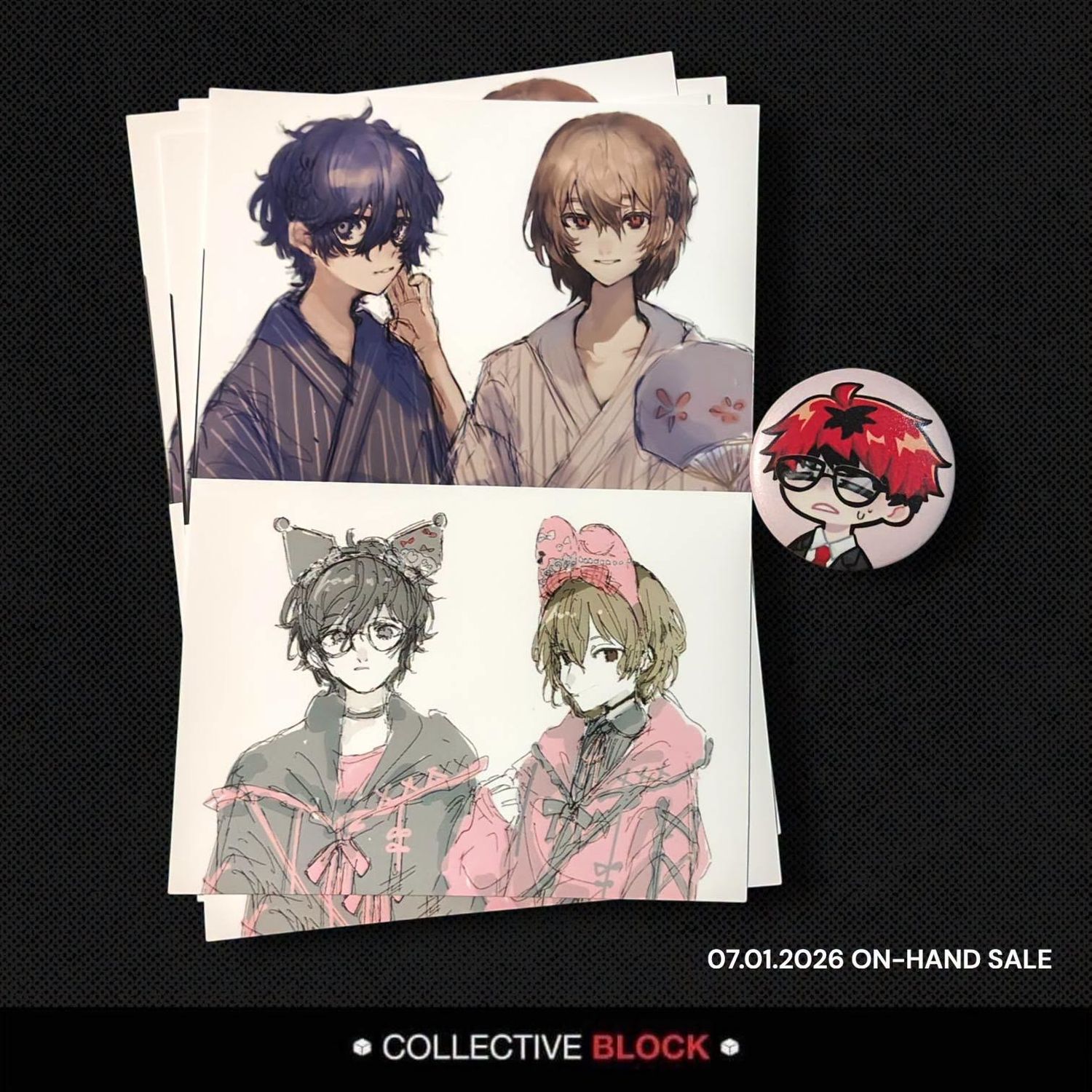 Persona Series [3, 4, 5 - Joker/Ren, Akechi, Yu, Makoto] Netprint
