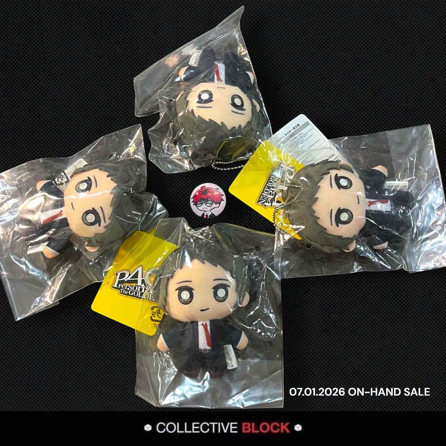Persona 4 Golden Tohru Adachi Plush Keychain