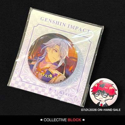 Genshin Impact Kamisato Ayato Can Badge