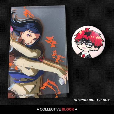 Persona Series [2, 3, 4, 5 - Maya, Tatsuya, Makoto, Yu, Nagisa, Ren] P30th x Sea Paradise Collab Clear Cards