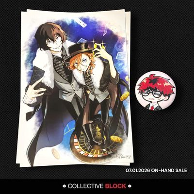 Bungo Stray Dogs Soukoku/Double Black [Dazai &amp; Chuuya] Assorted Netprint
