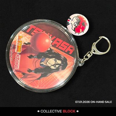 Dr. Stone Tsukasa Shishio Round 1 Big Can Badge