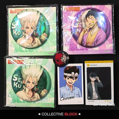 Dr. Stone [Senku, Gen, Chrome, Ukyo] Assorted Merch