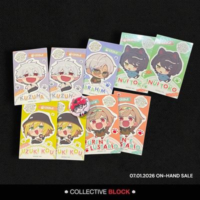 Nijisanji JP Manekineko Winter Music [Inui, Uzuki,  Furen, Kuzuha, Ibrahim] Chibi Cards