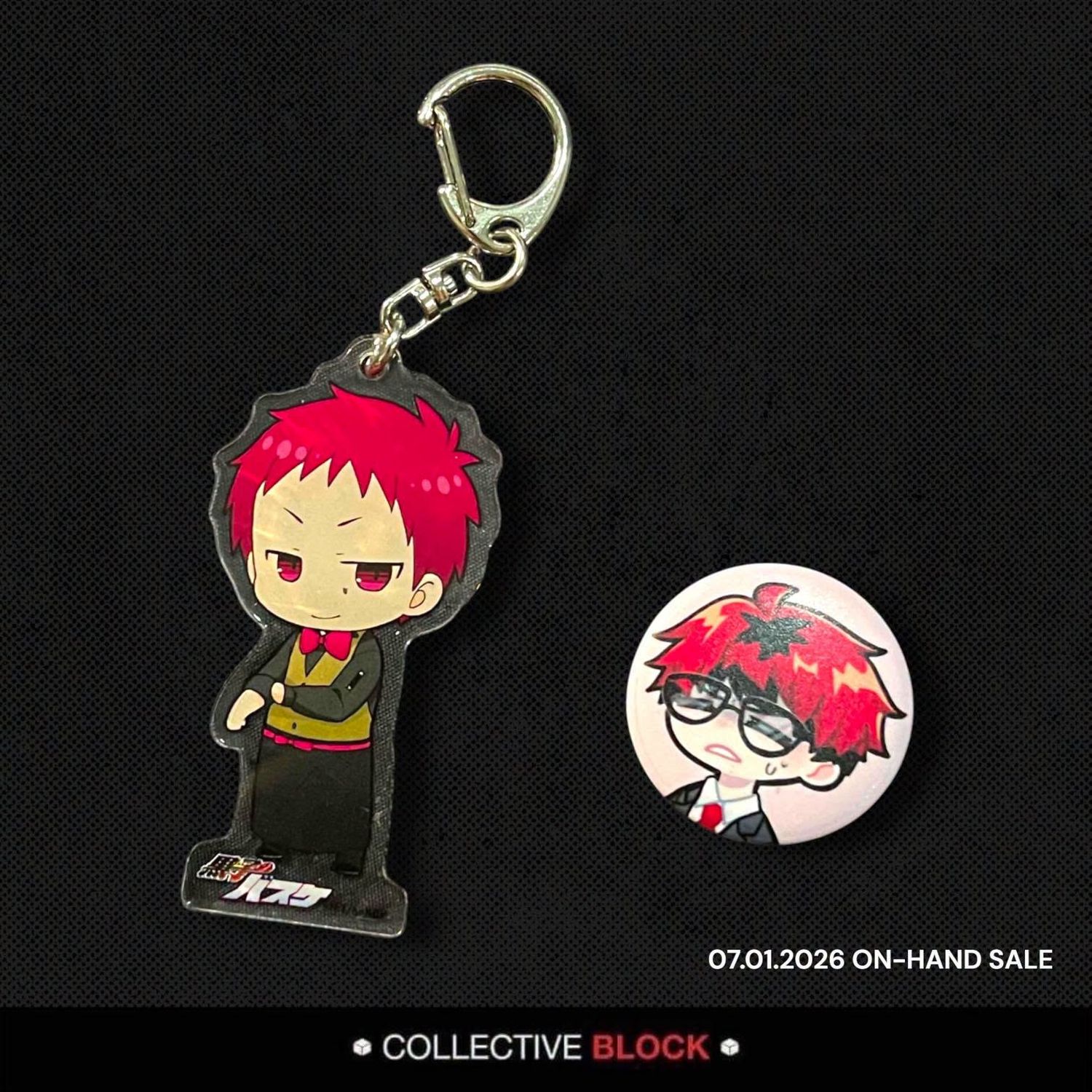 Kuroko no Basket Seijuro Akashi Chibi Acrylic Keychain
