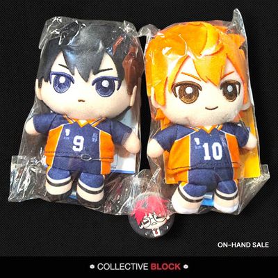 Haikyu!! Kageyama &amp; Hinata Bandai Chibi Plush