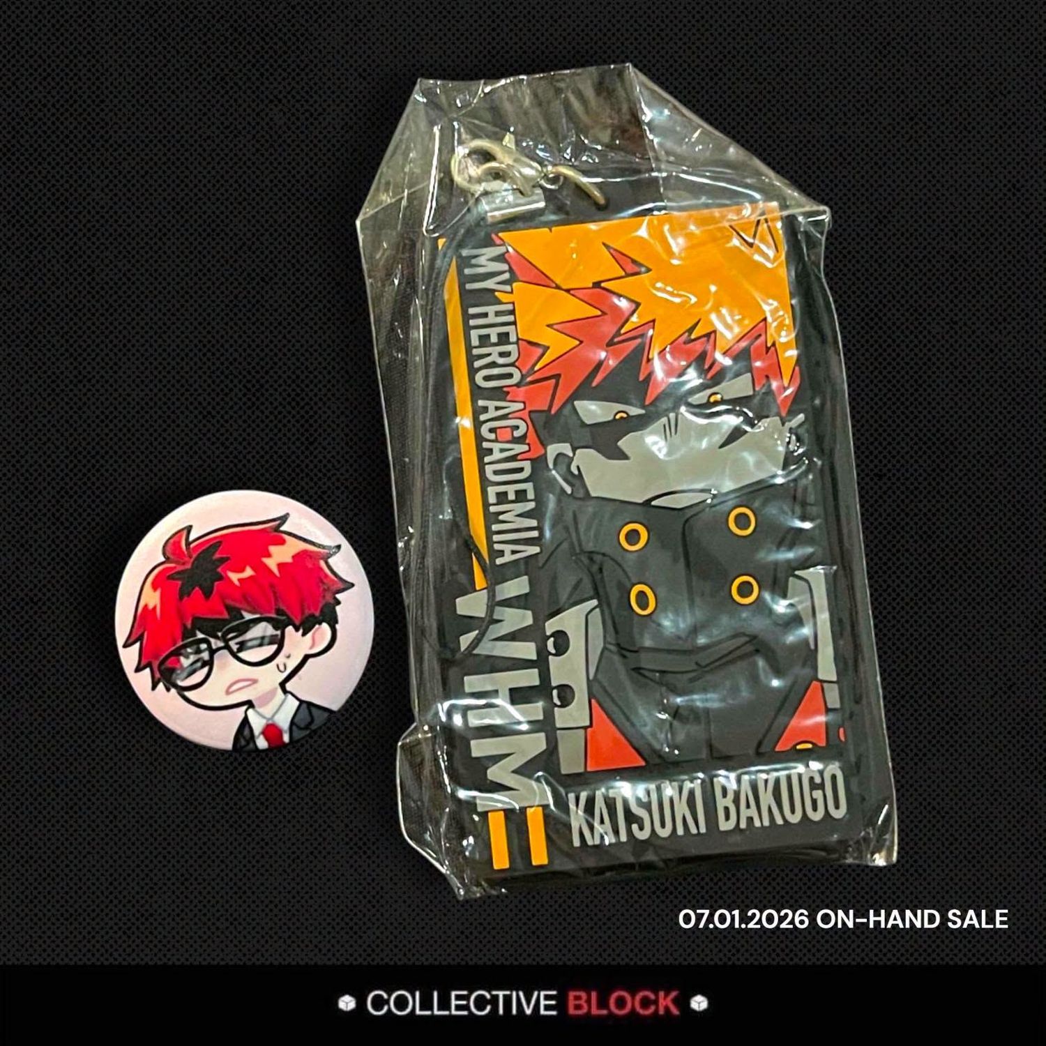 My Hero Academia Bakugo Katsuki Rubber Keychain