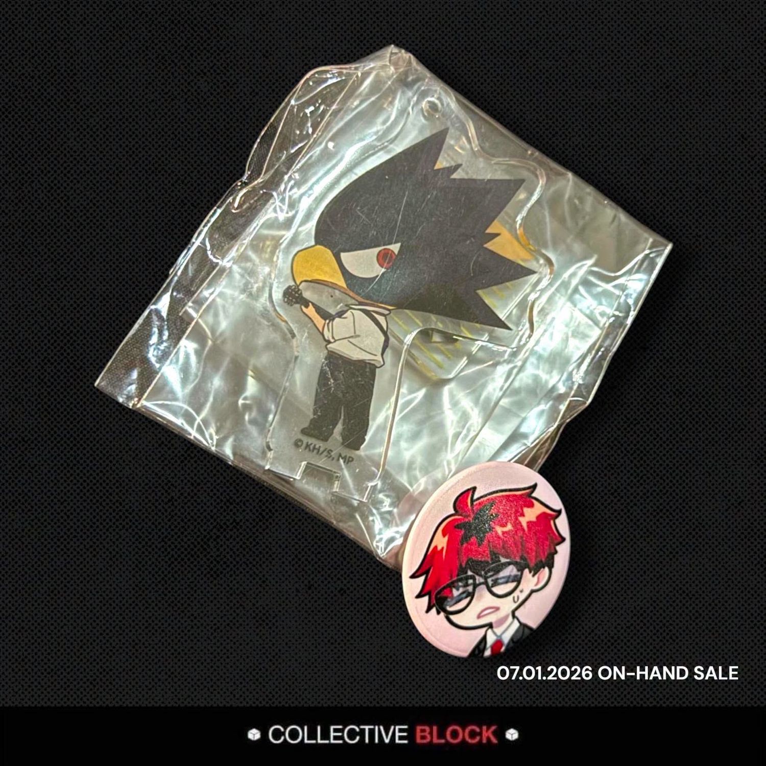 My Hero Academia Fumikage Tokoyami Chibi Acrylic Stand