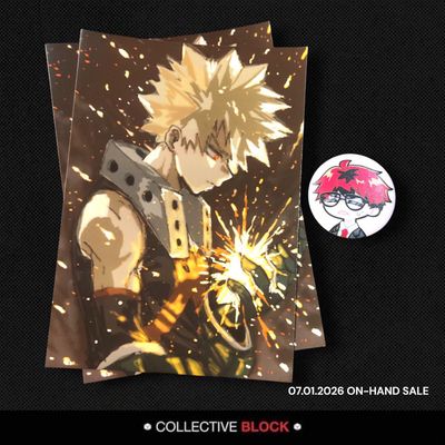 My Hero Academia Bakugo Katsuki Assorted Netprint
