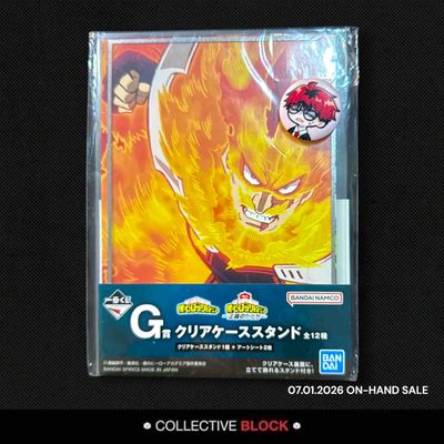 My Hero Academia Endeavor Ichiban Kuji Prize G Clear Case Stand
