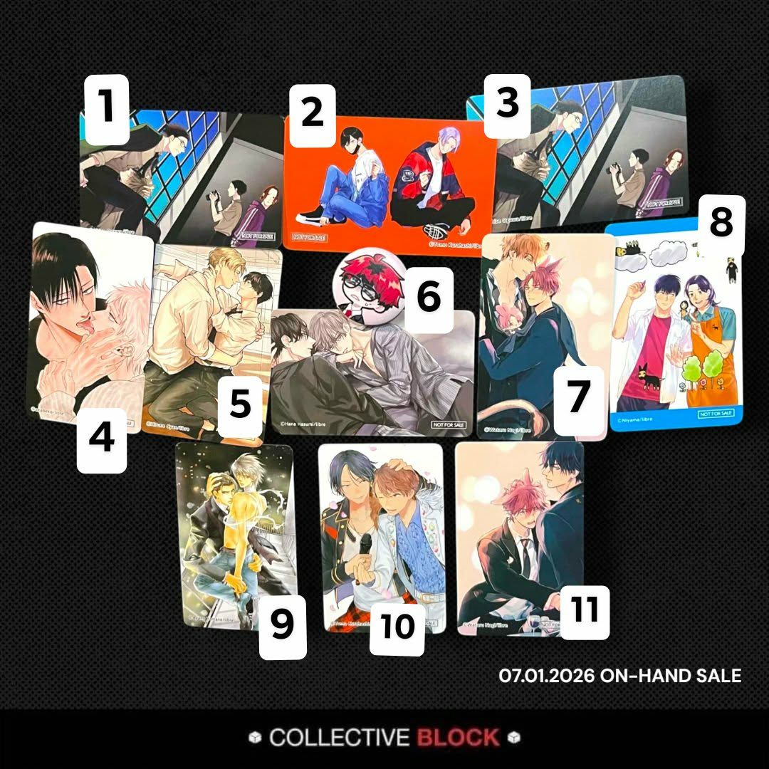 Boys' Love/BL Assorted Photocards