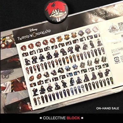 Twisted Wonderland [Heartslabyul, Savanaclaw, Octavinelle, Scarabia, Pomefiore, Ignihyde, Diasomnia Dorms] 110 pcs Sticker Set
