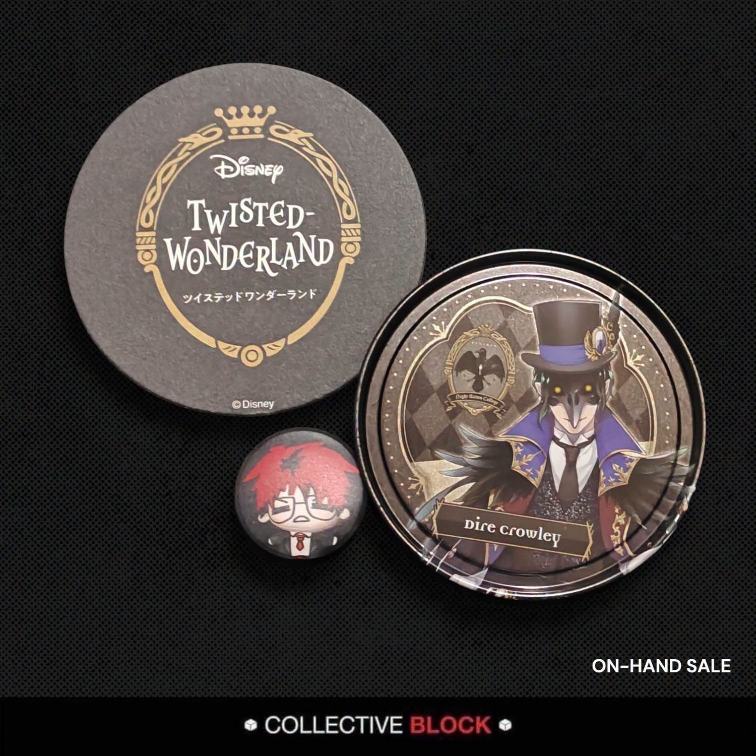 Twisted Wonderland NRC Dire Crowley Can Coaster