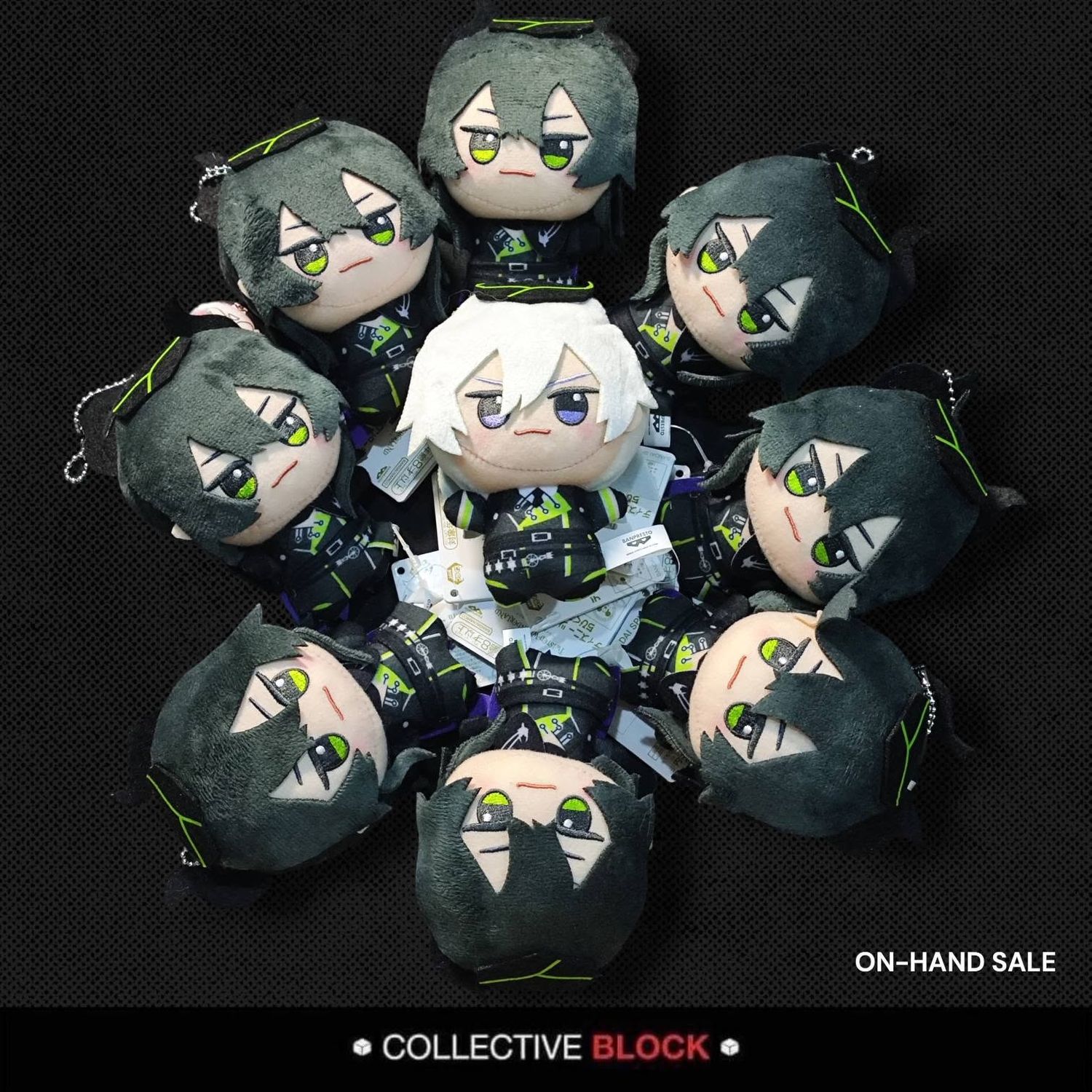 Twisted Wonderland Diasomnia [Malleus &amp; Silver] Chibigurumi Plushies