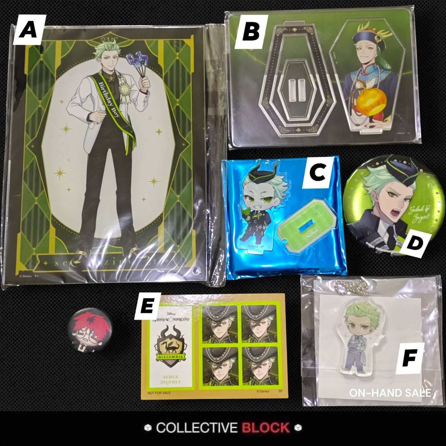 Twisted Wonderland Diasomnia Sebek Zigvolt Assorted Merch