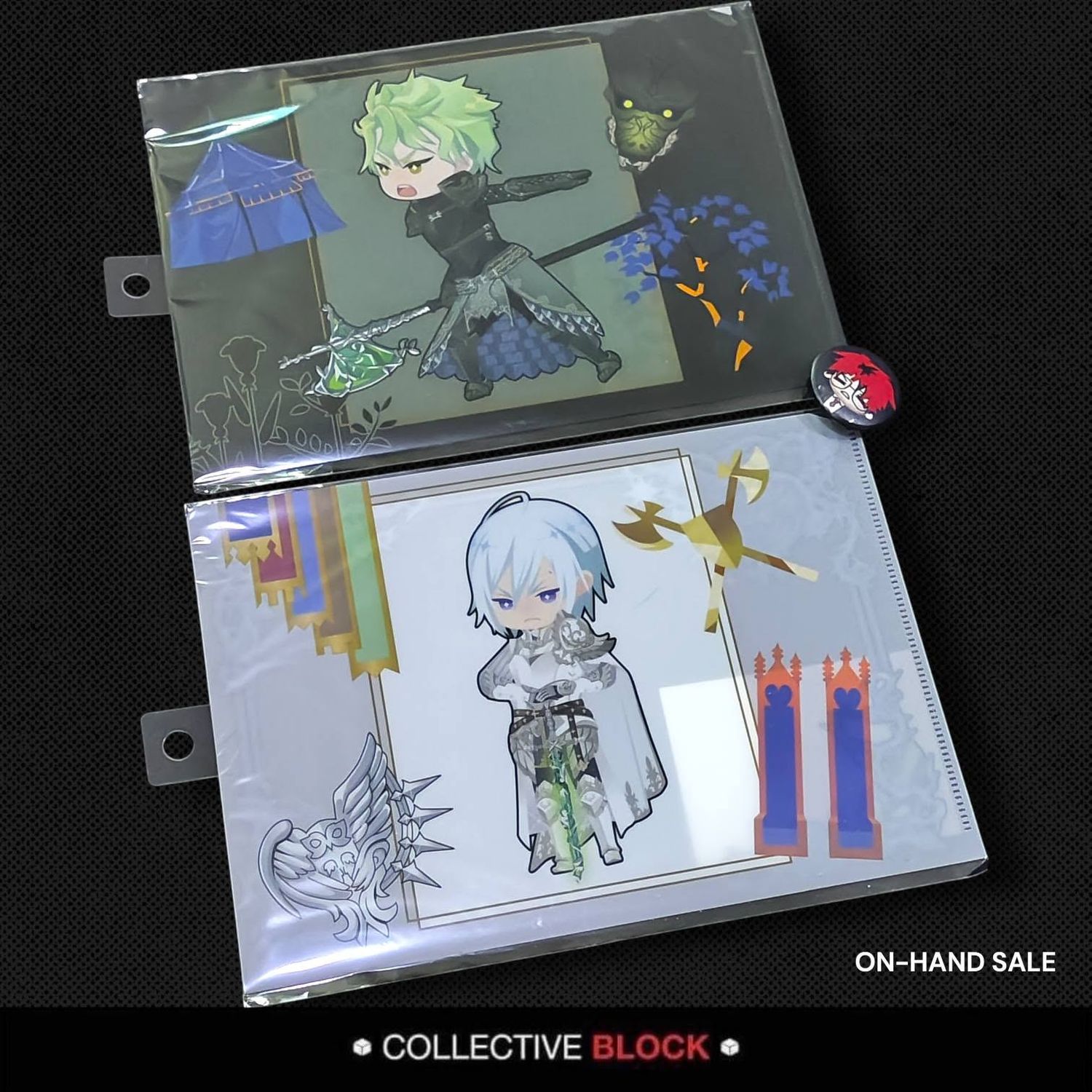 Twisted Wonderland Diasomnia [Sebek &amp; Silver] Dazzling Pop Up A5 Clear File