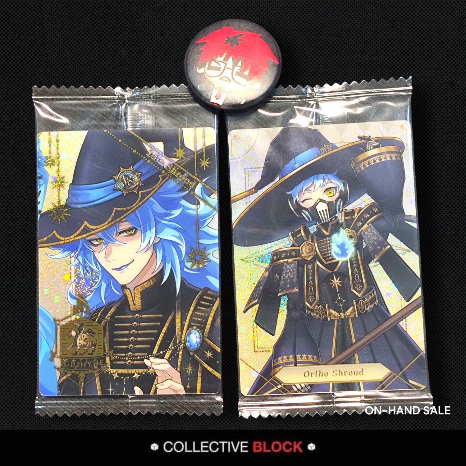 Twisted Wonderland Ignihyde [Idia &amp; Ortho] Blooming Birthday Wafer Cards Set