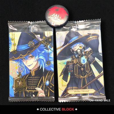 Twisted Wonderland Ignihyde [Idia &amp; Ortho] Blooming Birthday Wafer Cards Set