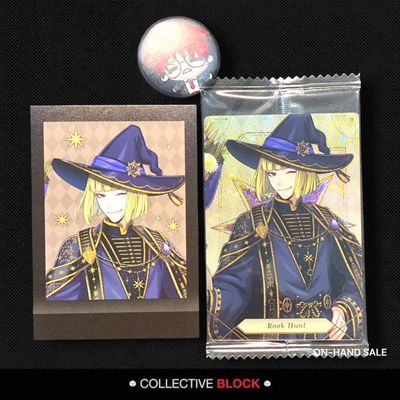 Twisted Wonderland Pomefiore Rook Hunt Birthday Bloom Polaroid &amp; Wafer Card Set