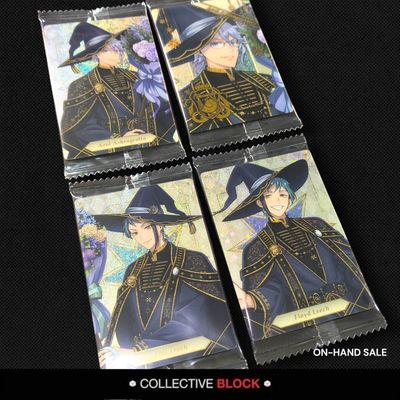 Twisted Wonderland Octanvinelle [Azul, Jade, Floyd] Birthday Bloom Wafer Cards