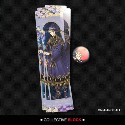 Twisted Wonderland Octanvinelle [Azul, Jade, Floyd] Birthday Bloom Illustration Bookmark