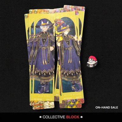 Twisted Wonderland Savanaclaw [Leona, Jack, Ruggie] Birthday Bloom Illustration Bookmark
