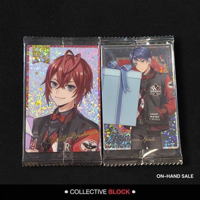 Twisted Wonderland Heartslabyul [Riddle &amp; Deuce] Birthday Jacket Cards