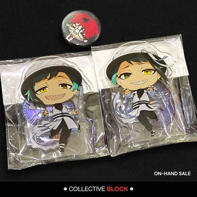 Twisted Wonderland Octanvinelle [Jade &amp; Floyd] Chibi Halloween Acrylic Stand
