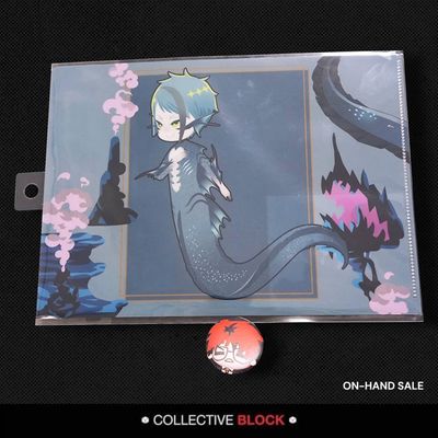 Twisted Wonderland Octanvinelle [Jade &amp; Floyd] Dazzling Pop Up A5 Clear File