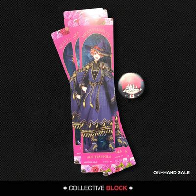 Twisted Wonderland Heartslabyul [Riddle, Ace, Deuce, Trey, Cater] Birthday Bloom Illustration Bookmark