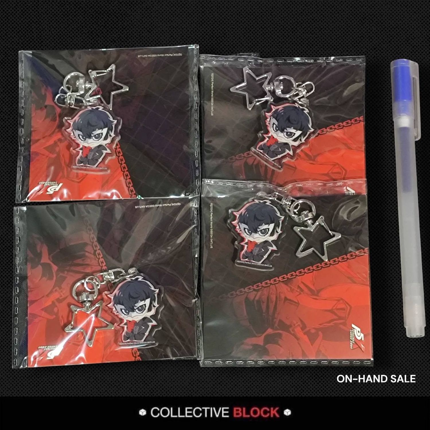 Persona 5 Royal [Ren, Akechi, Yusuke] China Official Chibi Acrylic Keychain