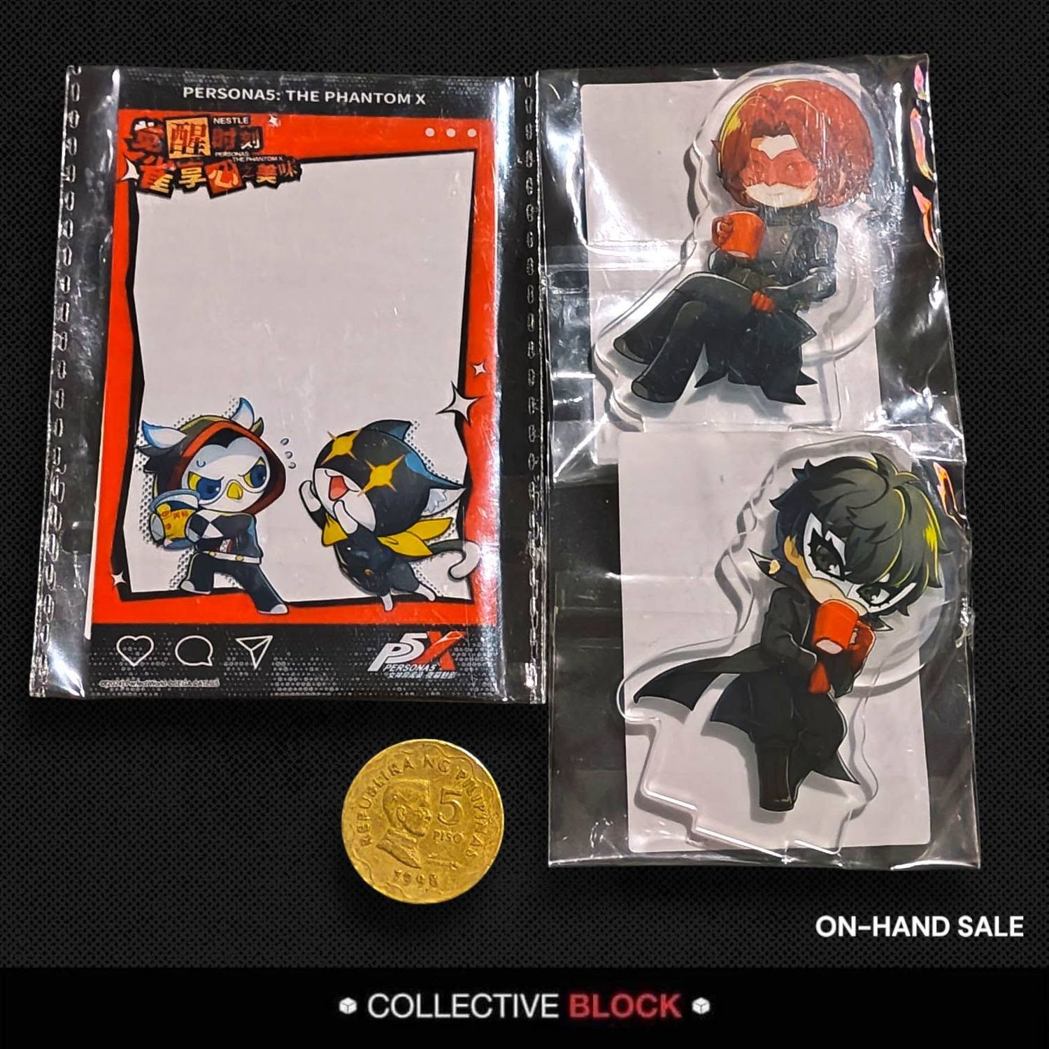 Persona 5: The Phantom X Official Nescafe Collab Chibi Acrylic Stand